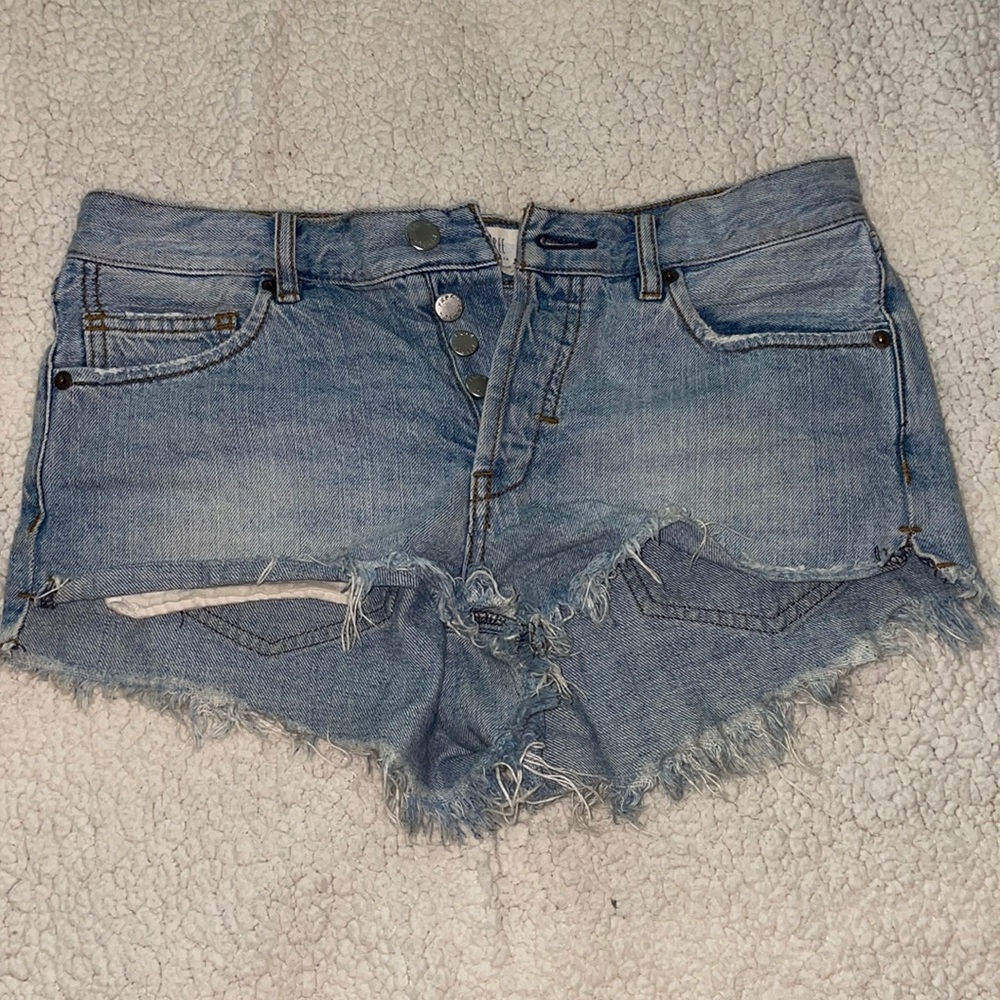 Free people Jean shorts